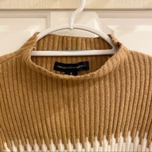 french connection sophia colorblock blouson sleeve sweater